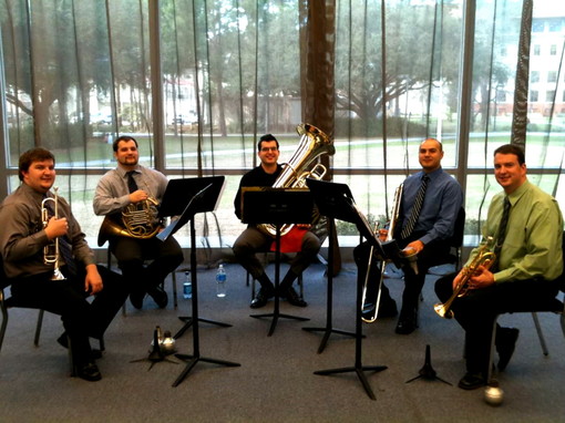 Il Quintetto di ottoni statunitense ‘West Texas University’ a Villa Curlo di Taggia