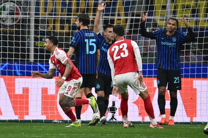 L’Arsenal sa solo vincere, Inter battuta 3-1 a San Siro