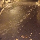 Allerta Arancione, traffico a rischio per la forte corrente d’acqua in zona Santa Lucia a Imperia Allerta Arancione, traffico a rischio per la forte corrente d’acqua in zona Santa Lucia a Imperia